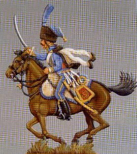 NF 7/D French Napoleonic Hussar Trooper Charging